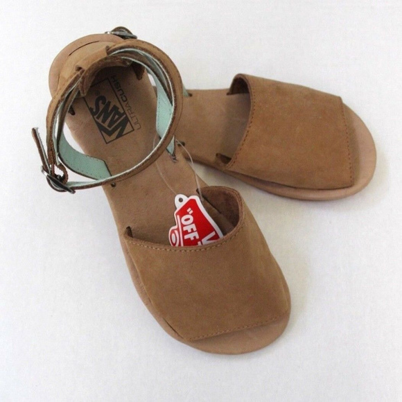 vans leather sandals